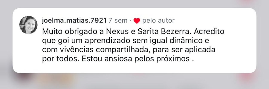 Depoimento Joelma Matias — Instituto Nexus